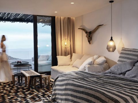 Panoptis Escape Mykonos - The Panoptis Honeymoon retreat with outdoor jacuzzi- interiors