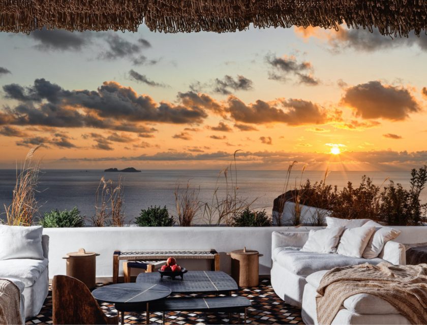 Panoptis Escape Mykonos - The Panoptis 3-bedroom in-house Villa with private pool sunset view